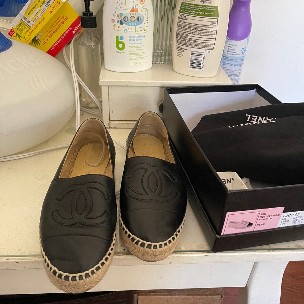 Chanel espadrilles size 36 used